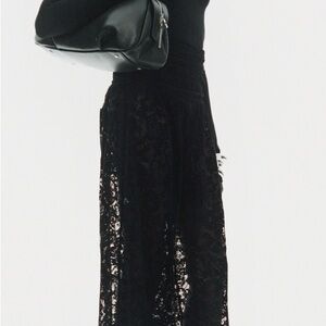 NEW VELVET LACE BALLOON PANTS Akarii